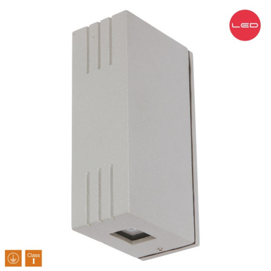 ΑΠΛΙΚΑ ΤΟΙΧΟΥ LED 2X3W 3000K